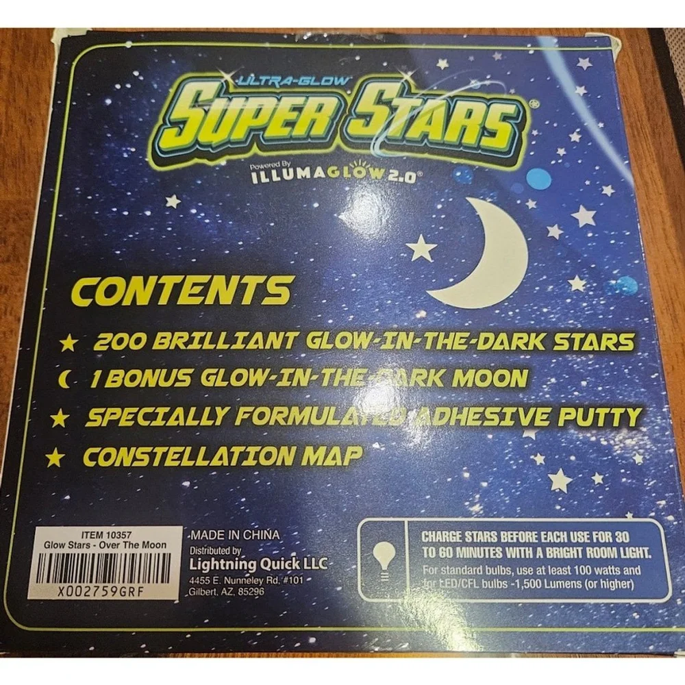 Glow in the Dark Stars with a Bonus Moon - Picture 5 of 9